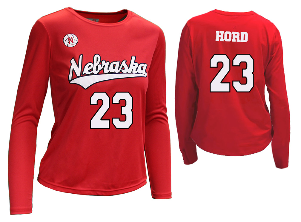 Nebraska Volleyball Hayden Hord Number 23 Jersey