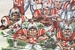 Pack of 1972 Cornhuskers Caricature Placemats - OK-F1022