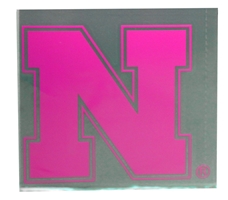 Pink Nebraska Color Shock Decal Nebraska Cornhuskers, Nebraska Vehicle, Huskers Vehicle, Nebraska Stickers Decals & Magnets, Huskers Stickers Decals & Magnets, Nebraska Pink Nebraska Color Shock Decal, Huskers Pink Nebraska Color Shock Decal