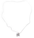 Silver N Simple Charm Necklace - DU-A4316