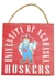 University of Nebraska Huskers Herbie Wood Hang Sign - OD-G4830