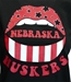Womens Black Mouth Huskers Crop Tee - ZT-6H522