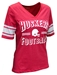 Womens Huskers Football Blue Blood Tee - AT-C5042