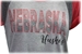 Womens Nebraska Huskers Smoked Pearl Bling Scoop Neck - AT-F7149