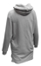 Womens Nebraska Shine Hooded Body Length Sweatshirt - ZD-8H816
