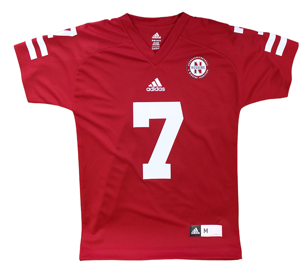 Youth Adidas Red Climalite Fost 7 Jersey-Shirt