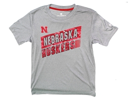 Youth Boys Nebraska Huskers Rise Up Tee Nebraska Cornhuskers, Nebraska  Youth, Huskers  Youth, Nebraska  Kids, Huskers  Kids, Nebraska  Short Sleeve, Huskers  Short Sleeve, Nebraska Youth Boys Nebraska Grey Gust of Wind SS Tee Colosseum, Huskers Youth Boys Nebraska Grey Gust of Wind SS Tee Colosseum