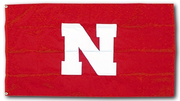 2 FT X 3 FT RED GAME DAY FLAG Nebraska Cornhuskers, 2 x 3 Red Game Day Flag