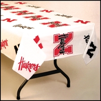 Huskers Table Cover Nebraska Cornhuskers, Huskers Tablecloth, Table Cover